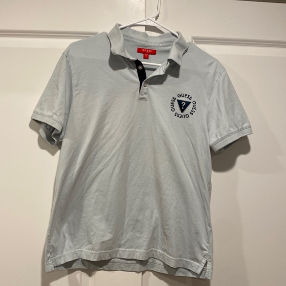Blue Guess polo size M - Picture 1 of 5